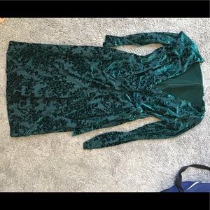 Ralph Lauren Velvet wrap dress